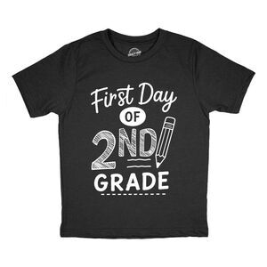 Youth Funny T Shirt First Day Of 2nd Grade School Tee For Kids
